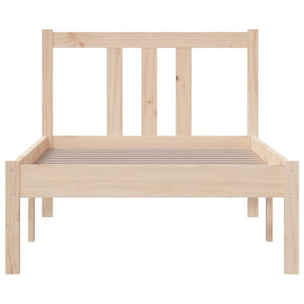 Sängram massivt trä 75x190 cm