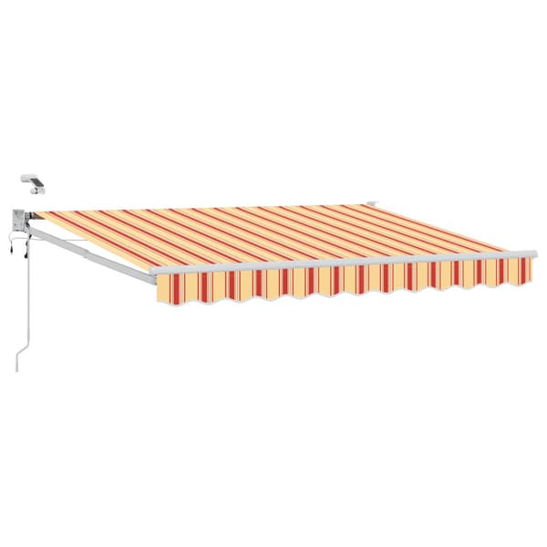 Elektrisk Retraktabel Markis Flerfärgsdesign 3,5 x 2 m