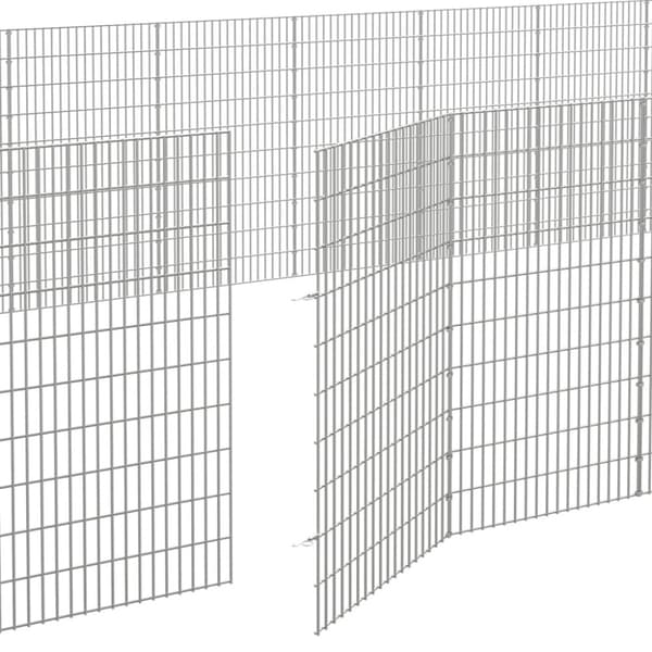 Husdjursbur 48-panel 54x100 cm galvaniserat järn