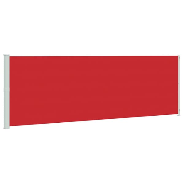Infällbar sidomarkis 200x600 cm röd