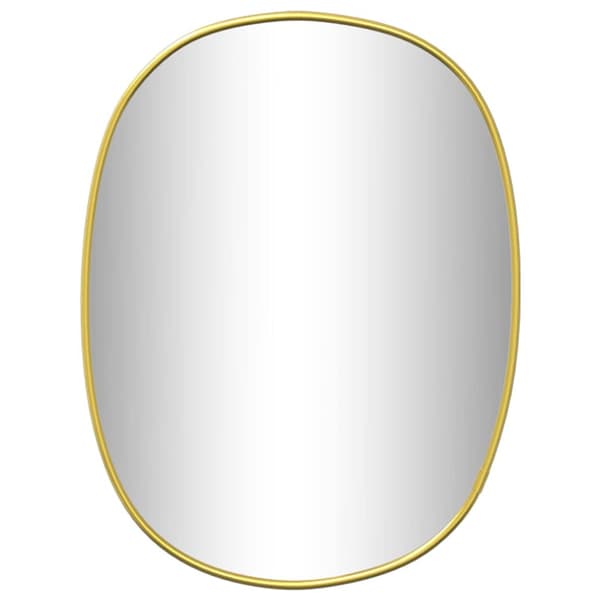 Väggspegel guld 30x25 cm