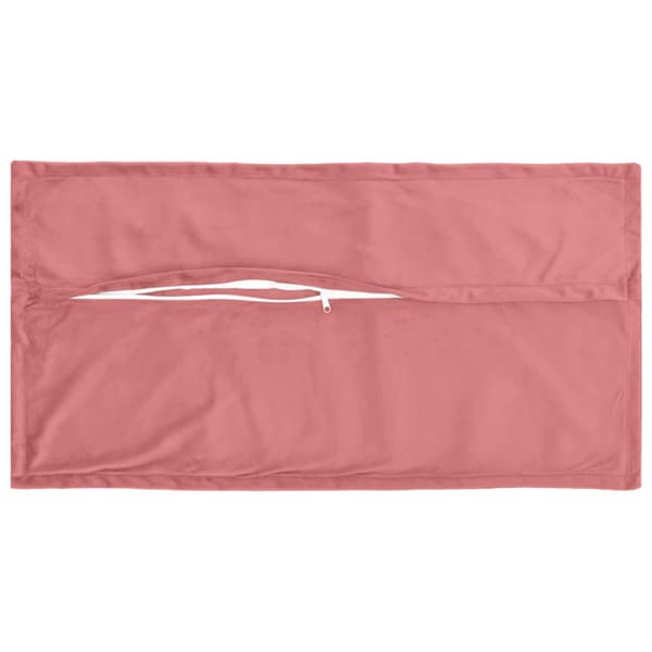 Kudde med kudde HOUTEN 6 st Rosa Sammet