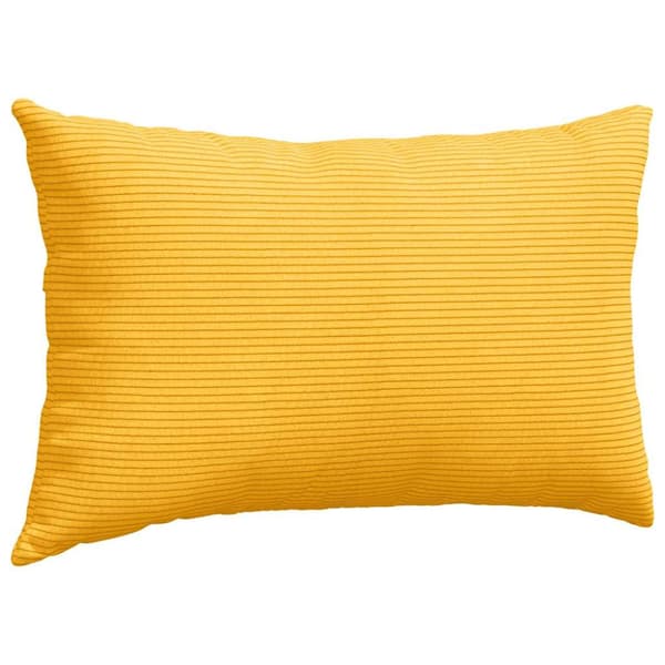 Sofakuddar 2 pcs Ljusgul 50 x 30 cm Kordread tyg