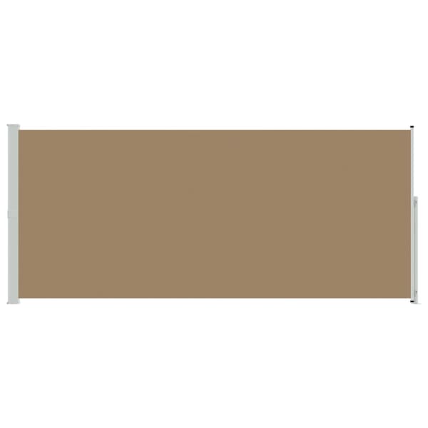 Utfällbar sidomarkis Taupe 300 x 220 cm Polyester