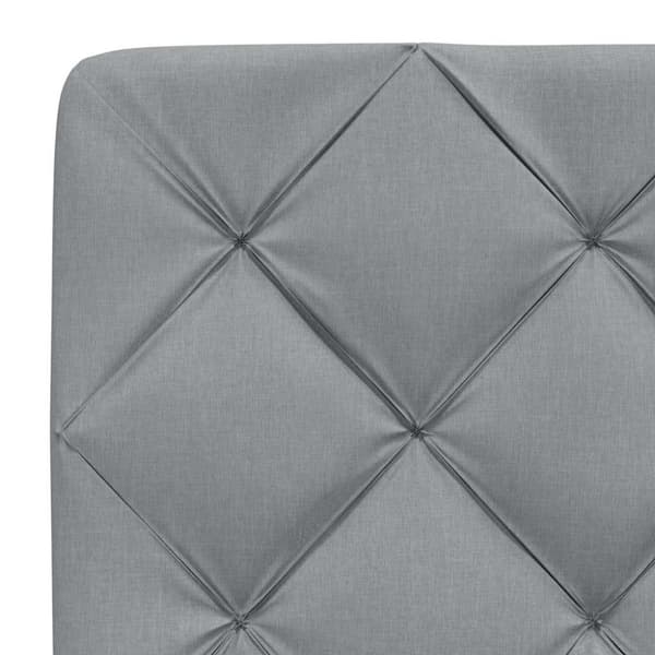 Bed Frame without Mattress Light Grey 100x200 cm Fabric