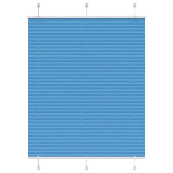 Plisserad persienn blå 110x150 cm tyg bredd 109,4cm polyester