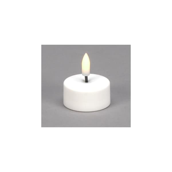 Värmeljus KONSTSMIDE LED timer vit 6/fp