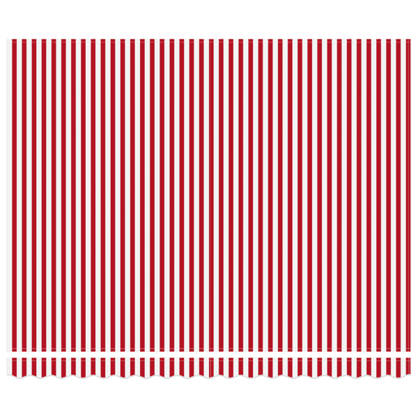 Utdragbar markis Röd och Vit 400 × 350 cm