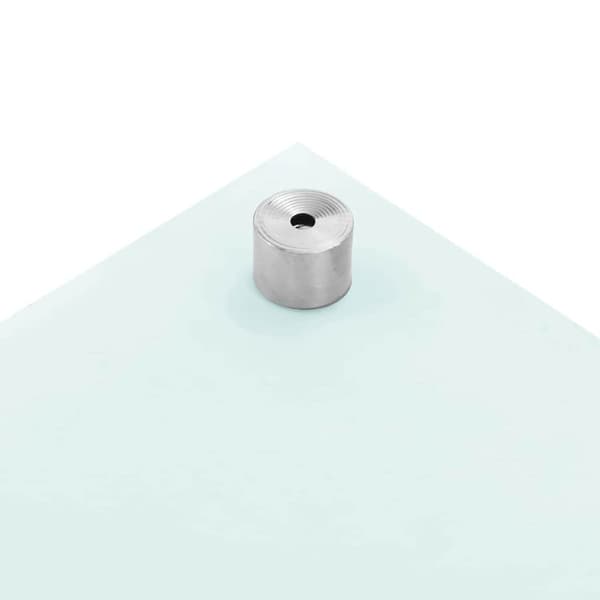 Köksskydd 2 pcs Vit 90 x 60 cm härdat glas