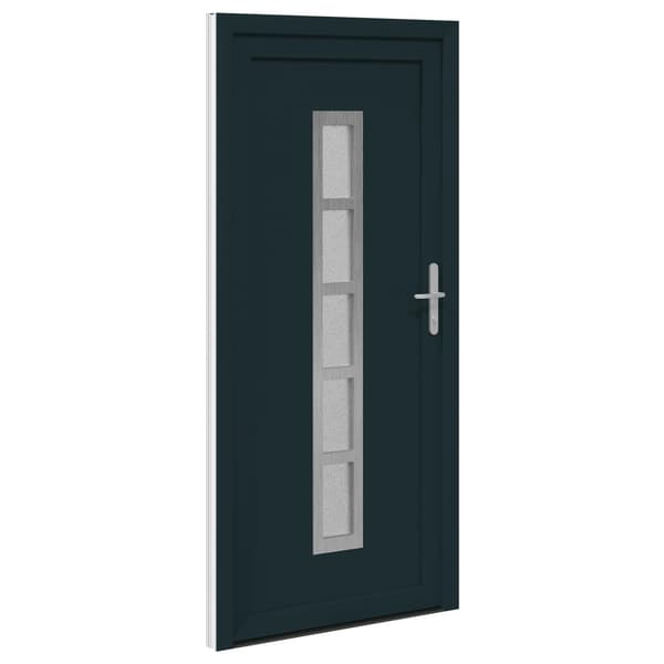 Framdörr Antracit 98 x 200 cm PVC