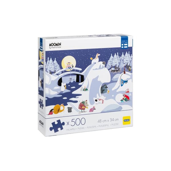 Pussel Mumin vinterlandskap 500 bitar