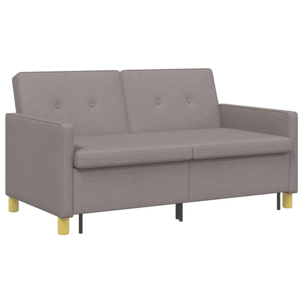 Pull Out Sofa Bed Taupe Tyg