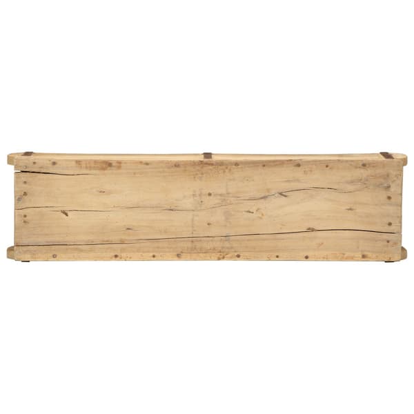 Bricka 4 pcs Brun 57 x 15 x 9 cm Solid återvunnen trä