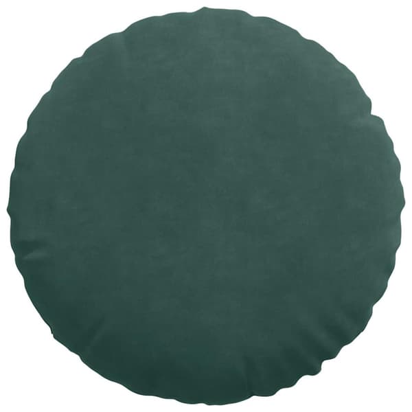 Sittkuddar 2 pcs Mörkgrön Ø 40 x 13 cm Sammet