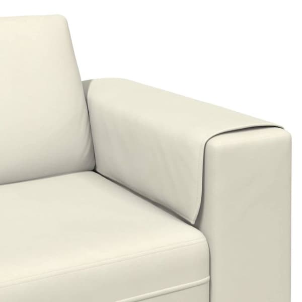 Vardagsrumsoffa Kräm 250 x 77 x 76 cm