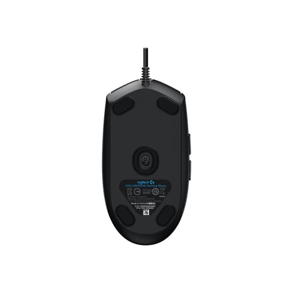 Logitech Gaming Mouse G102 LIGHTSYNC - mus - USB - svart