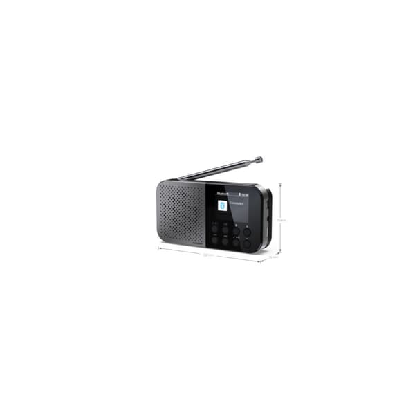 Sharp DR-P520, Personal, Digital, DAB, DAB+, FM, AAC, 5,08 (Öppnad)