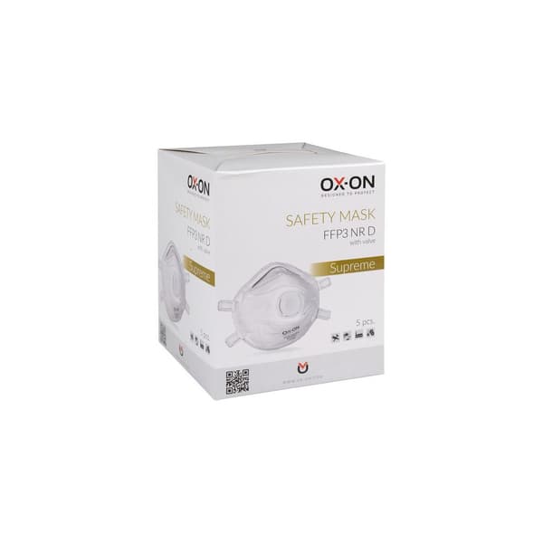 Andningsskydd OX-ON FFP3 m ventil 5/fp