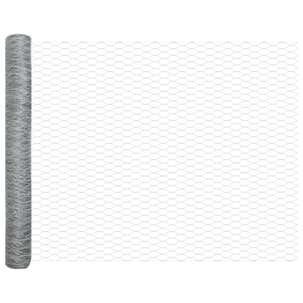 Hexagonstängsel Silver 1.4 x 25 m Galvaniserat stål