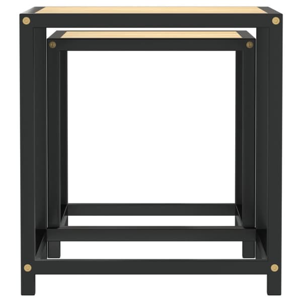 Tebord 2 st MDF sonoma-ek