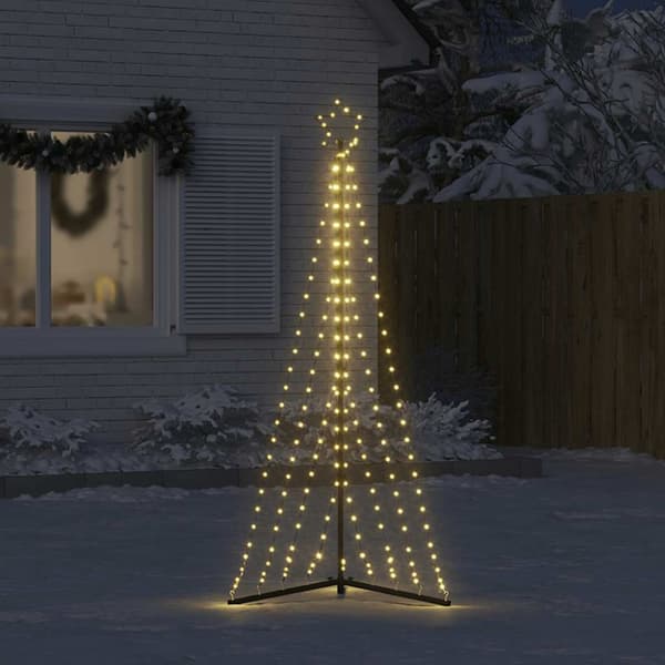 LED julgran 339 LEDs varmvit 182 cm
