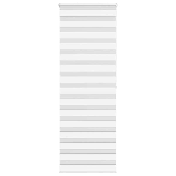 Rullgardin zebra vit 90x200 cm tyg bredd 85,9 cm polyester