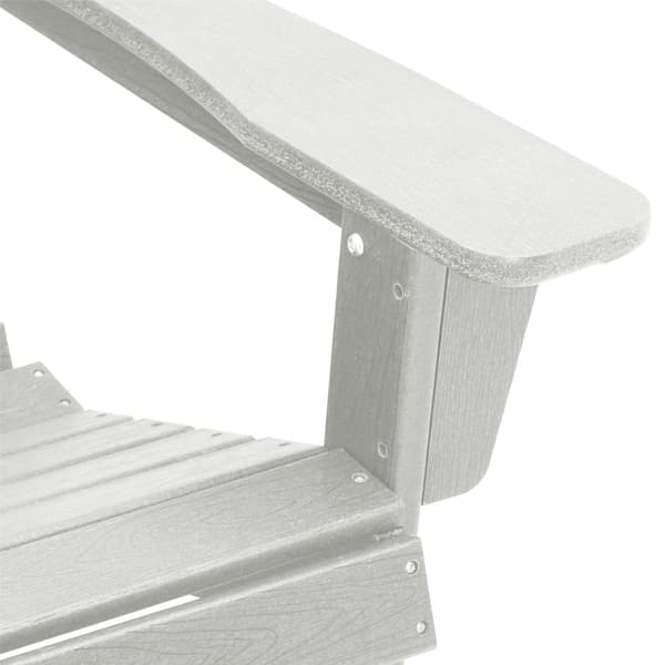 Trädgård Stol 3 pcs Vit polyeten