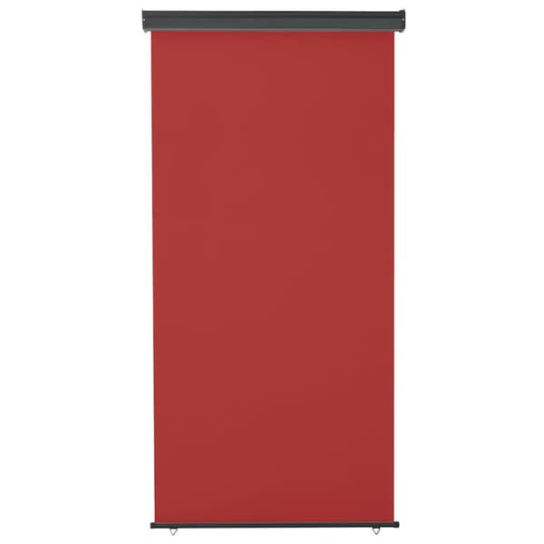 Balkongmarkis 125x250 cm röd