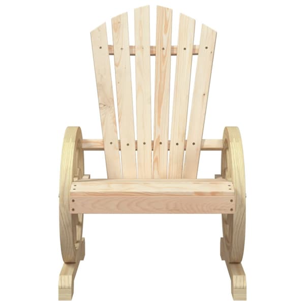 Adirondackstolar 2 st massivt granträ