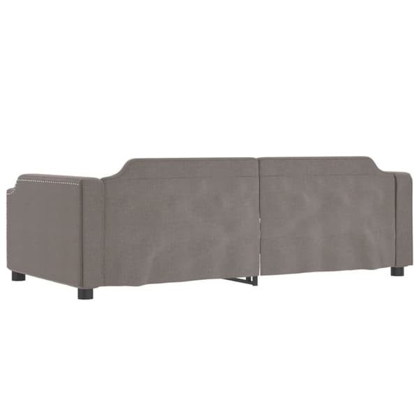 Dagbädd taupe 90x200 cm tyg