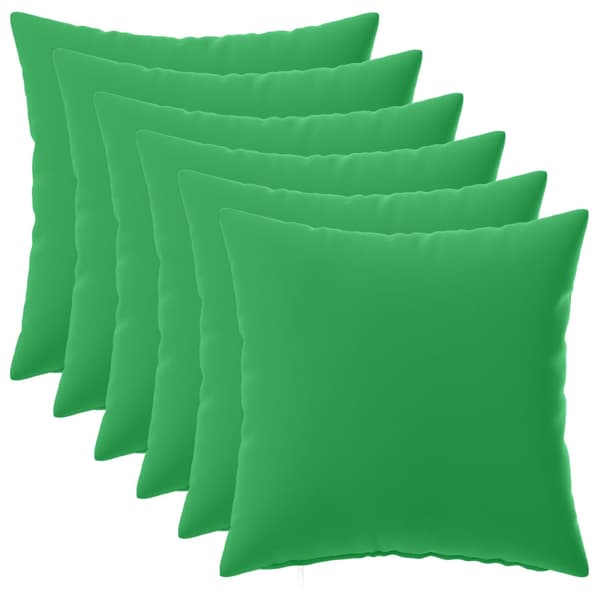 Kuddöverdrag 6 st HEERLEN Grön 30 x 30 cm Polyester