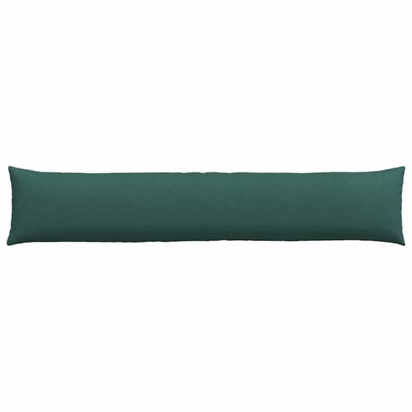 Sofakuddar 2 pcs Mörkgrön 200 x 40 cm tyg