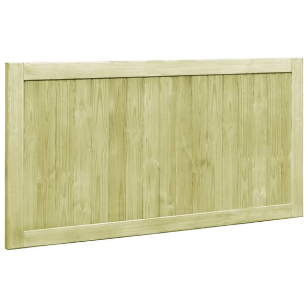 Trädgårdsgrindar 2 st impregnerad furu 300x75 cm