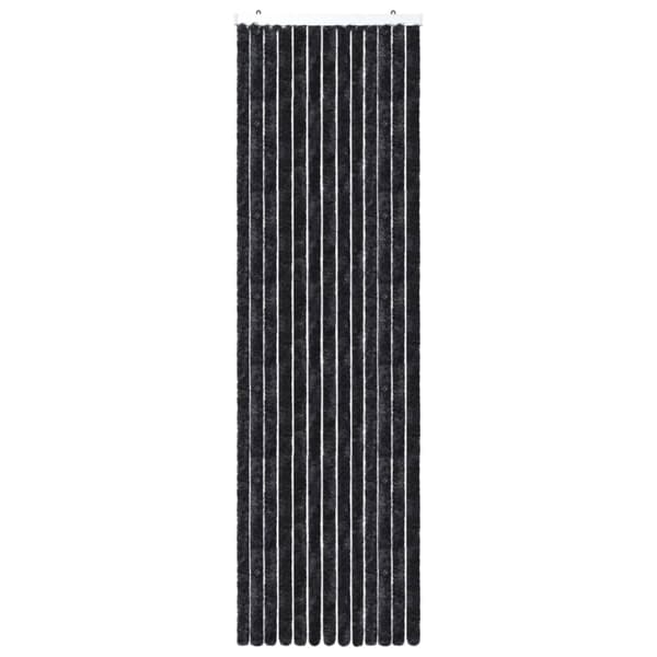 Insektsdraperi antracit 56x185 cm chenille