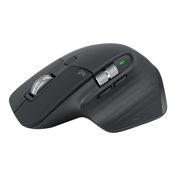 Logitech Master Series MX Master 3S - mus - 2.4 GHz, Bluetooth - grafit