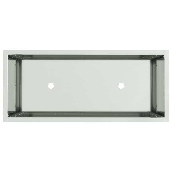 Höjdträdgårdsplanterare Silver 60 x 26 x 45 cm