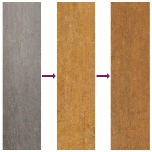 Trädgårdsgrind 100x175 cm cortenstål gräsdesign