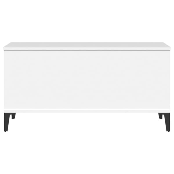 Soffbord vit 90x44,5x45 cm konstruerat trä
