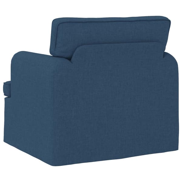 Soffa Blå 84 x 80 x 85 cm tyg