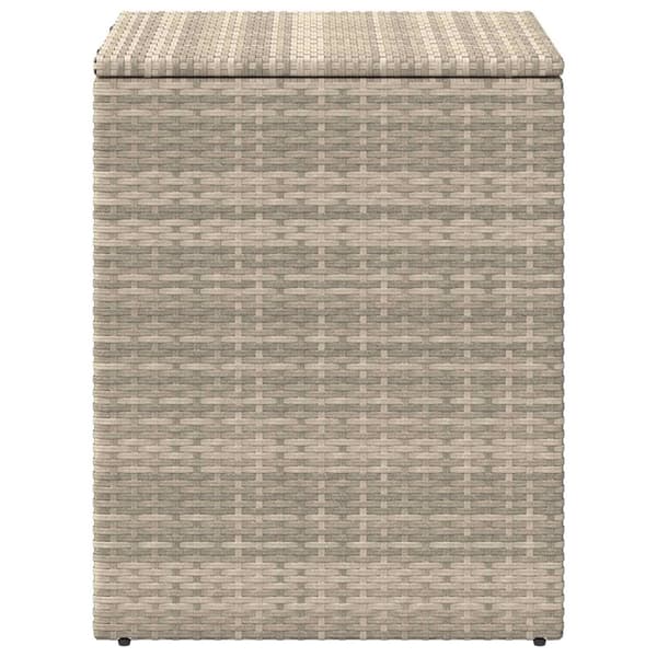 Kuddbox Ljusgrå 55 x 55 x 69 cm konstrotting