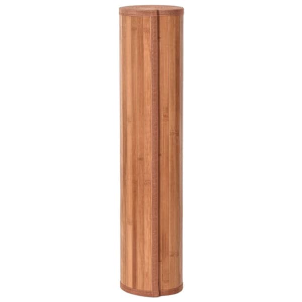 Matta rektangulär brun 60x400 cm bambu