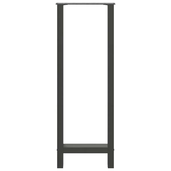 Barbordsben antracit 2 st 40x(110-111) cm stål