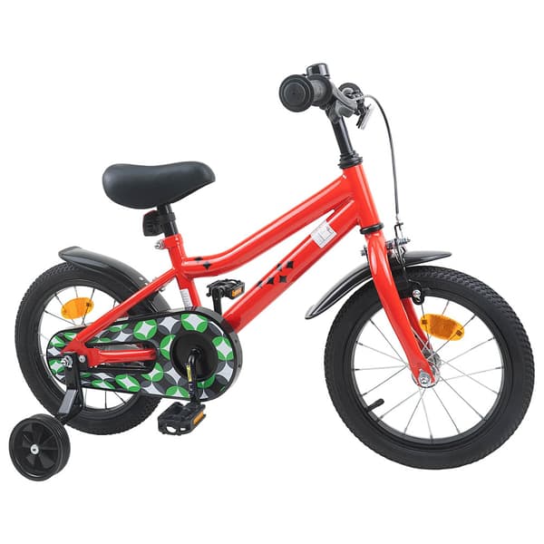 Barncykel 12 Tum för 2-4 åringar Röd