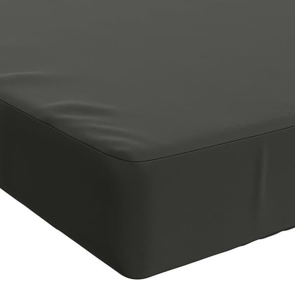 Sittkudde SOEST 100% Polyester Antracit 120 x 60 x 10 cm