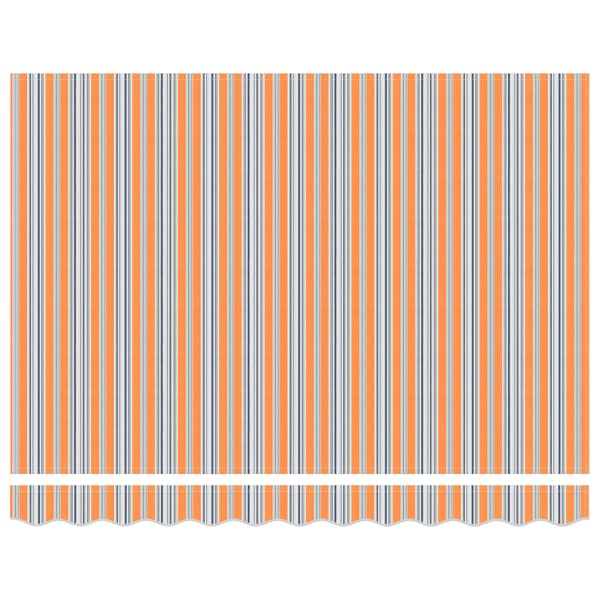 Utfällbar markis Flerfärgsdesign 300 x 250 cm