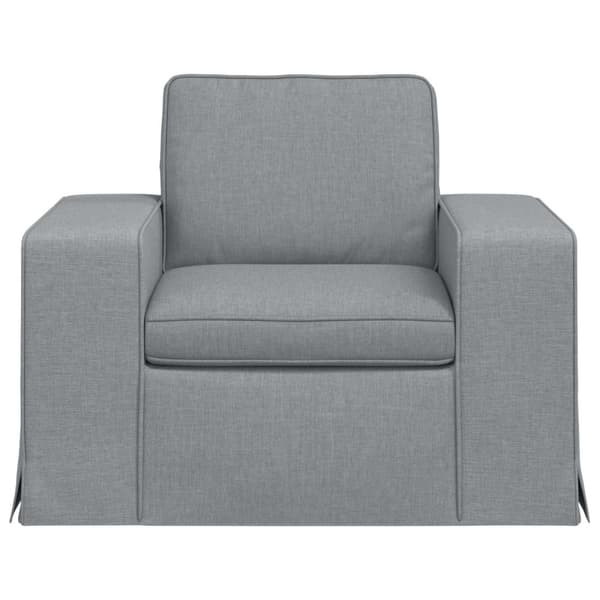 Soffa Ljusgrå 103 x 80 x 82 cm tyg