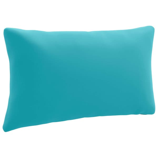 1-delad ryggkudde PUTTEN 100% Polyester Turkos 70 x 40 x 15 cm