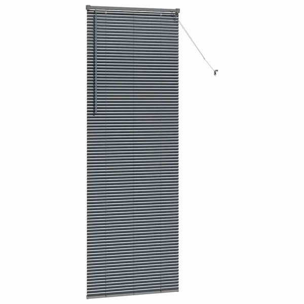 Persienner Mörkgrå 220 x 75 cm Aluminium