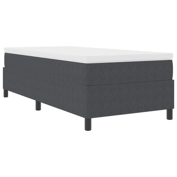 Bäddfjäder Mörkgrå och vit 100 x 200 cm Kordread tyg
