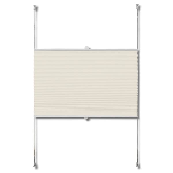 Plisségardin 40x125 cm creme